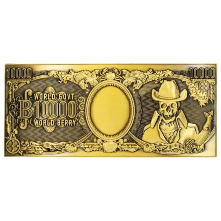 One Piece Replica 10,000 World Berry Metal Banknote 6 x 15 cm product photo