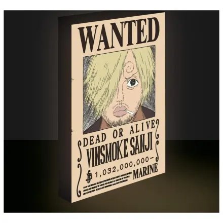 One Piece Sanji Wanted Light Canvas 40x30 cm product photo