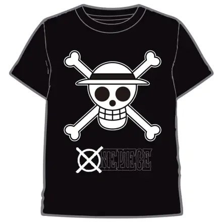 One Piece Skull Black & White t-shirt product photo