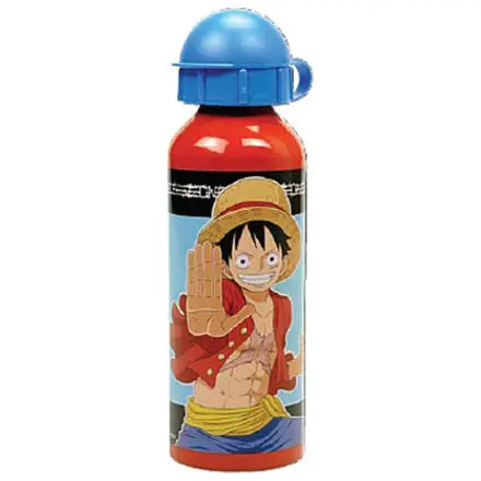 One Piece Striking Aluminum Water Bottle with Drinking Cap 520 ml product photo