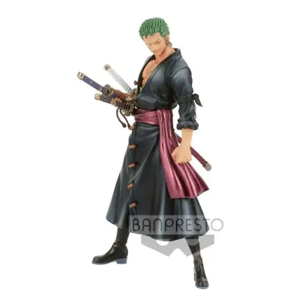 One Piece DXF The Grandline PVC Statue Wanokuni Vol. 1 Roronoa Zoro 17 cm product photo