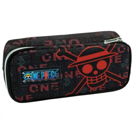 One Piece Pencil Case Oval with 2 Zippers product photo