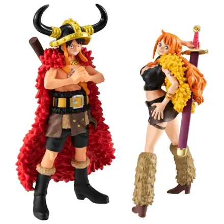 One Piece WALLSTAR PVC Figures 2-Pack Monkey D. Luffy & Nami Ver. Elbaph 11 cm (with gift) product photo