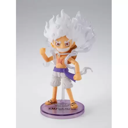 One Piece World Collactable Figures x S.H. Figuarts Action Figure Monkey D. Luffy Gear 5 8 cm          product photo