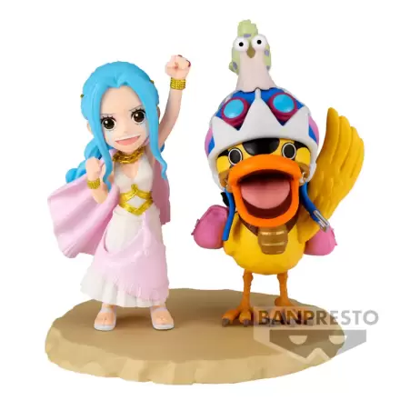 One Piece world collectable Log Series Nefeltari Vivi & Karoo figure 7cm termékfotója