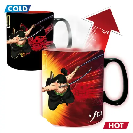 One Piece Zoro & Sanji Bögre Heat Change 460ml product photo
