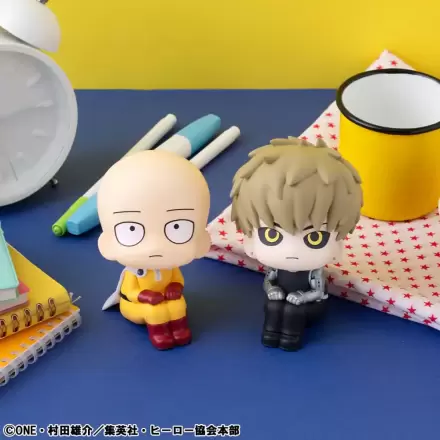 One Punch Man Look Up PVC Statue Saitama & Genos 11 cm (with gift)        product photo