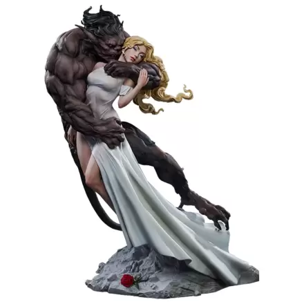 Original Artist Series Statue Beauty and the Beast by Maria Panfilova 46 cm product photo