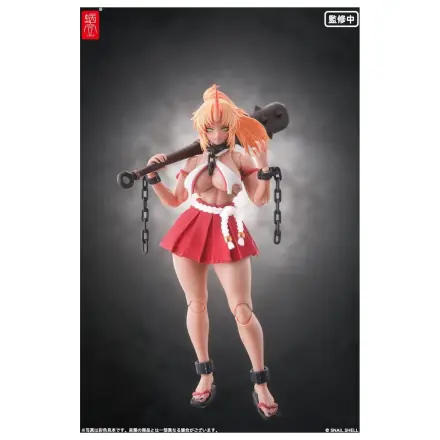 Original Character Action Figure 1/12 RPGEX-08 Oni Miko Second Daughter Momiji 17 cm product photo