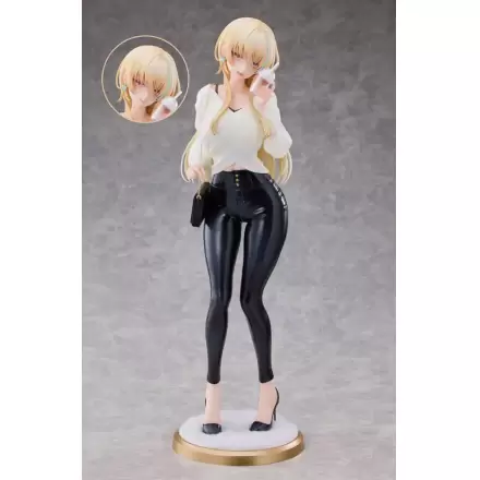 Original Character Statue 1/4 Aoi Koigakubo Illustrated by Fujiko Leather Pants Deluxe Edition 42 cm product photo