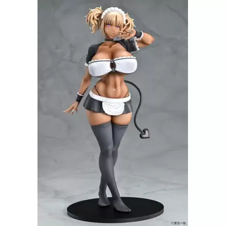 Original Character Statue 1/6 Black Gal Maid Succubus Cocoa 30 cm product photo