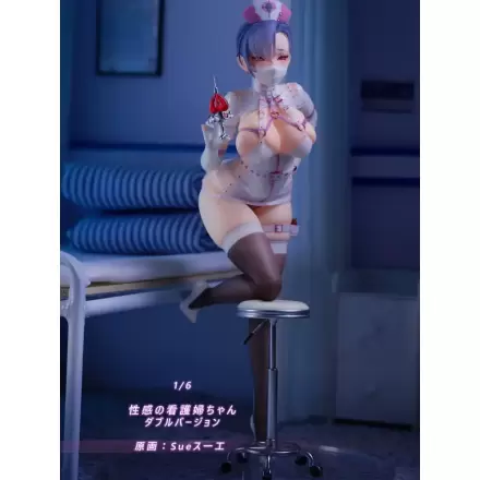 Original Character PVC Statue 1/6 Sexy Nurse Double Version 26 cm product photo