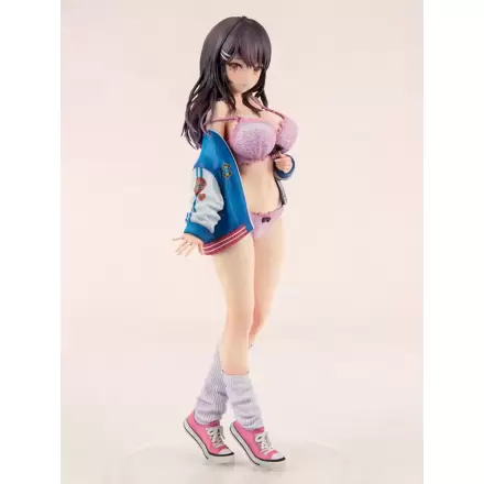 Original Character PVC Statue 1/6 Sukajan Jacket Kanojo wa Cool de Itai! Kyouka Kagura 27 cm product photo