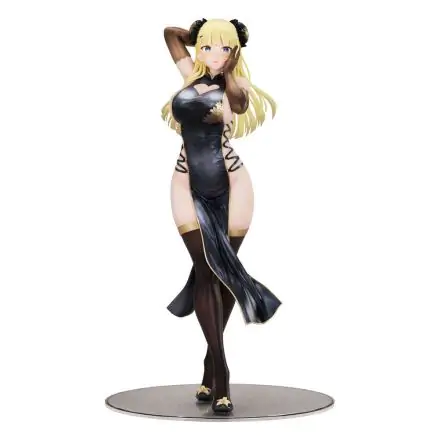 Original Character Statue 1/7 China Girl Black Ver. Illustrated by Oekakizuki 20 cm product photo