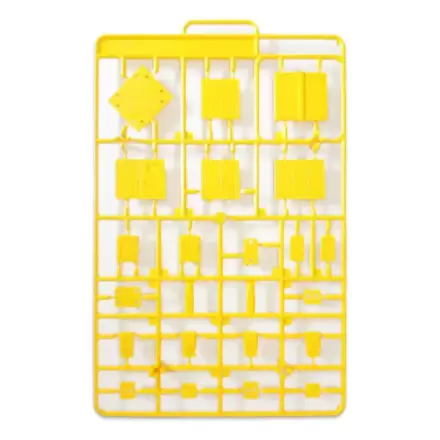 Original Character 1/80 Plastic Model Kit 1/80 Pop Another World Series Relay box/Cubicle Yellow 3 cm product photo