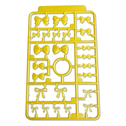 Original Character 1/80 Plastic Model Kit Ribbon Accessary3 (Yellow) 2 cm product photo