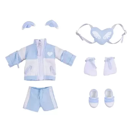 Original Character Accessories for Nendoroid Doll Figures Outfit Set: Subculture Fashion Tracksuit (Blue) termékfotója