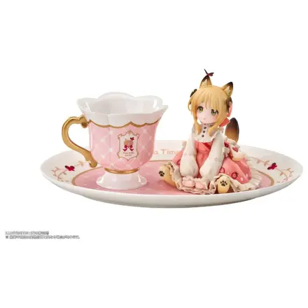 Original Character DLC Series PVC Figure Tea Time Cats Orange Cat 10 cm product photo