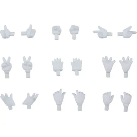 Original Character Parts for Nendoroid Doll Figures Hand Parts Set Gloves Ver. (White) termékfotója