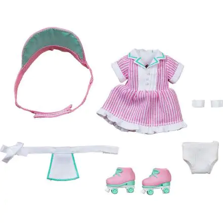 Original Character Parts for Nendoroid Doll Figures Outfit Set: Diner - Girl (Pink) termékfotója