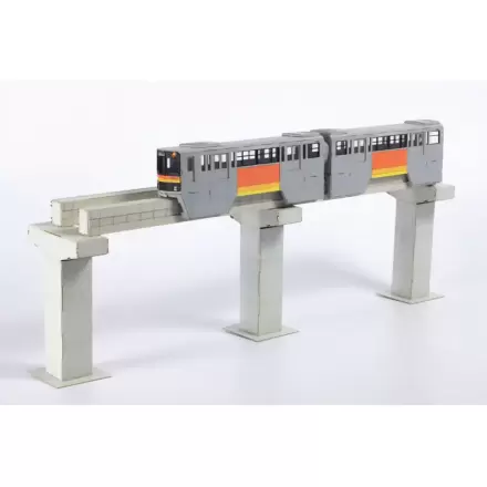 Original Character Series 1000 1/150 Paper Model Kit Tama Intercity Monorail (2 cars) 24 cm product photo