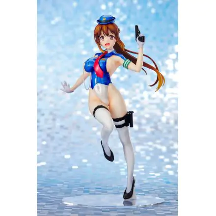 Original Character Thigt Works Series PVC Statue Job1: Cop Asahi Sakurada Antenna Shop LTD 25 cm product photo