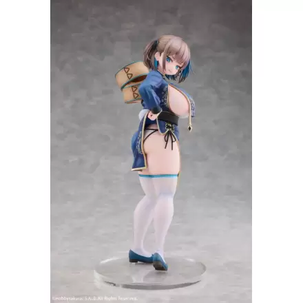Original Illustration PVC Statue 1/7 Manjuu Musume Tsumugu Illustrated by Ranfu 25 cm product photo
