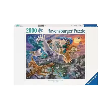 Original Ravensburger Quality Jigsaw Puzzle Through the air on the Pegasus (2000 pieces) product photo