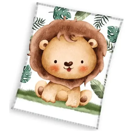 Lion Giggles Fleece Blanket 110x140cm product photo