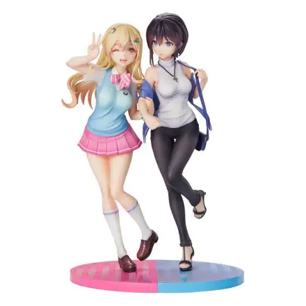 OshiRabu: Waifus Over Husbandos Statue 2-Pack 1/7 Ren Furutachi & Akuru Hayahoshi 23 cm product photo