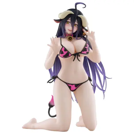 Overlord PVC Statue Desktop Cute Figure Albedo Cow-Print Swimsuit Ver. Renewal 13 cm   product photo