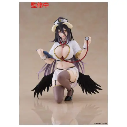 Overlord PVC Statue Desktop Cute Figure Albedo Nurse Ver. Renewal 13 cm      product photo