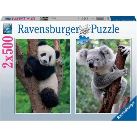 Panda e Koala puzzle 2x500pcs product photo