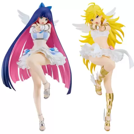 Panty & Stocking with Garterbelt Pop Up Parade PVC Statues 2-Pack Panty & Stocking Set: Repent Ver. L Size 21 cm product photo