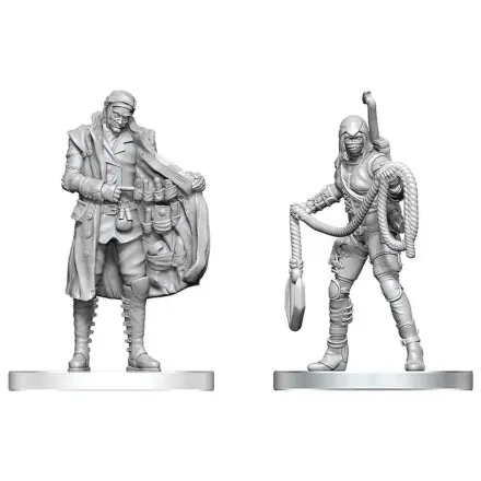 Pathfinder Battles Deep Cuts Unpainted Miniature Burglar & Fence 14 cm product photo
