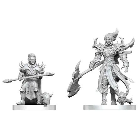 Pathfinder Battles Deep Cuts Unpainted Miniature Pyre & Godclaw Hellknights 14 cm product photo
