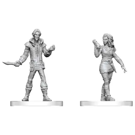Pathfinder Battles Deep Cuts Unpainted Miniature Thief & Pickpocket 14 cm product photo