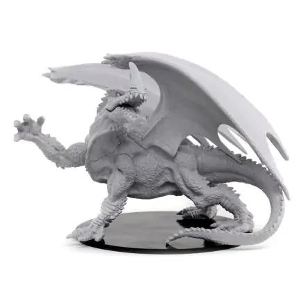 Pathfinder Battles Deep Cuts Unpainted Miniatures Gargantuan Green Dragon product photo