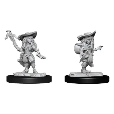 Pathfinder Battles Deep Cuts Unpainted Miniatures Gnome Bard Female Case (2) product photo