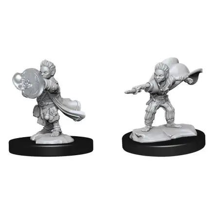 Pathfinder Battles Deep Cuts Unpainted Miniatures Halfling Wizard Male Case (6) product photo