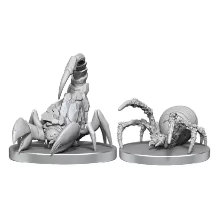 Pathfinder Deep Cuts Unpainted Miniatures Cave Scorpion & Hunting Spider product photo