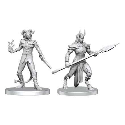 Pathfinder Deep Cuts Unpainted Miniatures Vordine (Infantry Devil) & Pitborn Rogue product photo