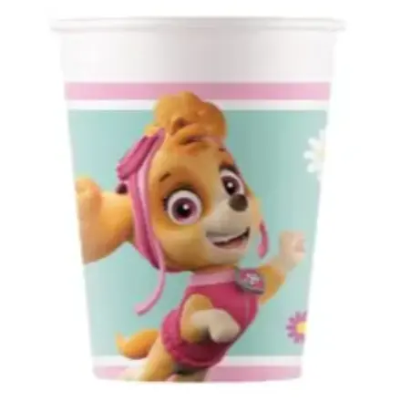 Paw Patrol Skye and Everest Paper Cups 8 pcs 200 ml FSC product photo