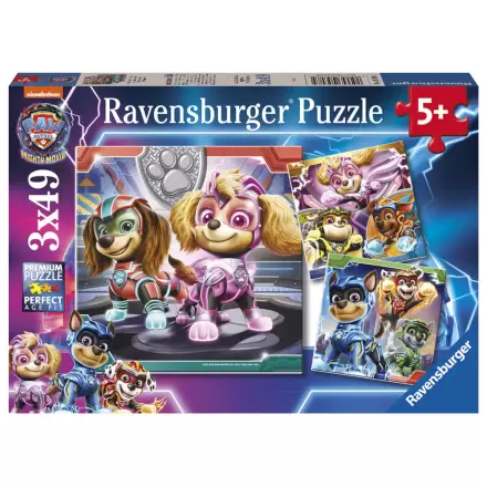 Paw Patrol The mighty movie puzzle 3x49pcs product photo