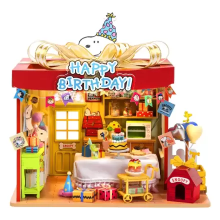 Peanuts Puremind Construction Birthday Party wooden building kit product photo