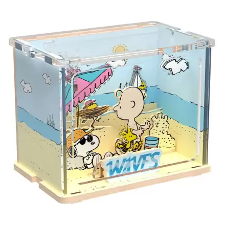 Peanuts Puremind DIY Construction Mini Scene Chilling at the Beach product photo