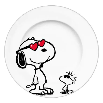 Peanuts Plate Snoopy & Woodstock product photo