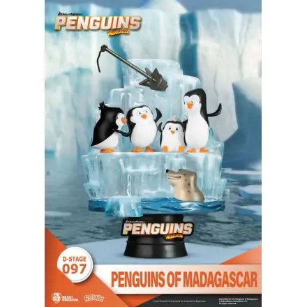 Penguins of Madagascar D-Stage PVC Diorama Skipper, Kowalski, Private & Rico 14 cm termékfotója