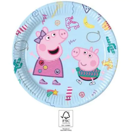 Peppa Pig Messy Play, Peppa Pig Paper Plates 8 pcs 23 cm FSC product photo