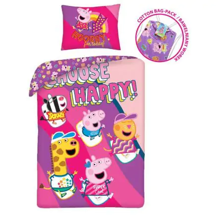 Peppa Pig Duvet Cover 140x200cm, 70x90cm product photo